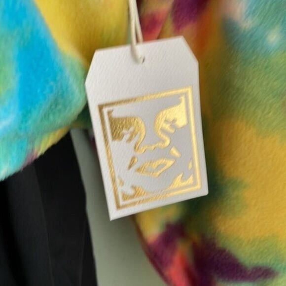 Obey Russet Hooded Sweatshirt multi colored S - Picture 3 of 6